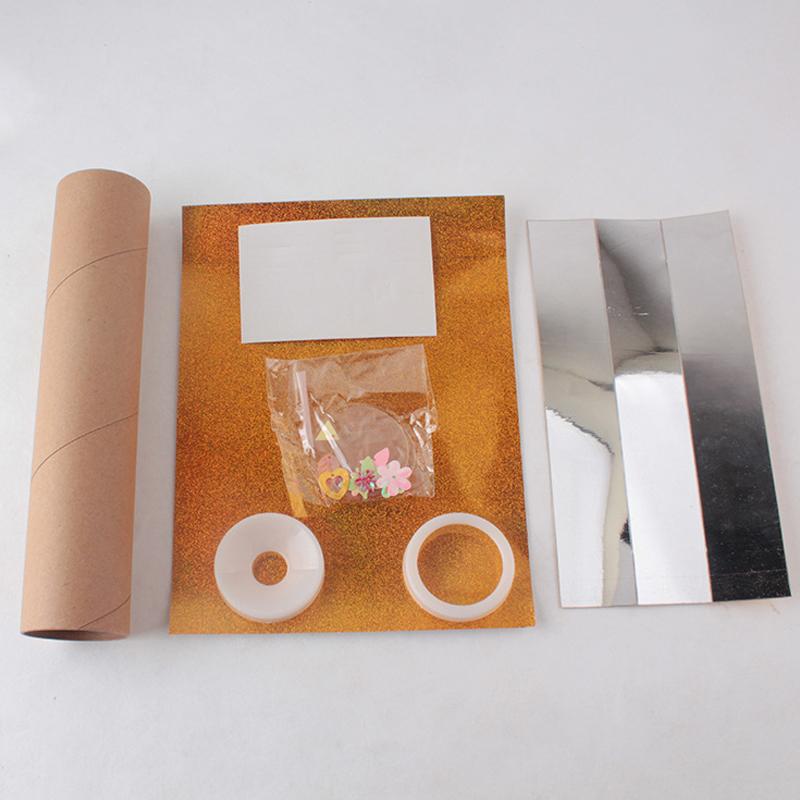Diy Rotating Kaleidoscope Kits Scientific Experiment Teaching Tools Hands-Eyes Cooperation Educational Toys For Children Gifts