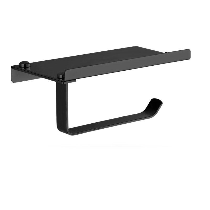 304 Stainless Steel Bathroom Tissue Holder Bathroom Cell Phone Holder Gold/Black Bathroom Cell Phone Holder Toilet Roll Holder