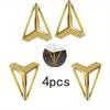 4pcs Furniture Legs Heavy Duty Metal Furniture Feet Sofa/Cabinet/Table Legs 4Pcs Cabinet Legs Couch Feet Replacement for Cabinet Dresser