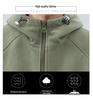 Men's Fleece Hooded Cardigan Sweatshirt: Solid Color, Padded & Thickened for Spring, Autumn & Winter 2025.