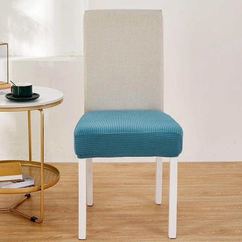 Universal Elastic Thick Seat Covers for Slipcovers for Dining Room Hotel Chair Protector Chair Cover Stretch Chair Case Pad