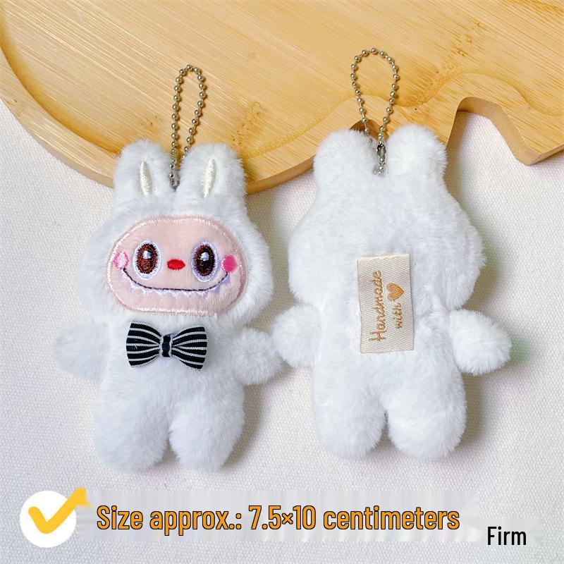 

Милый пищащий кулон Лабубу, плюшевая кукла-шарм