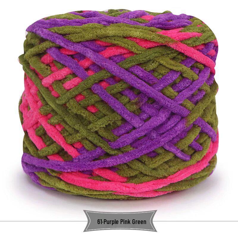 3.3 Große Eiswollknäuel für handgestrickte Häkelschuhe & zum Weben von Schals - Dicke Wolle für Damen & Herren