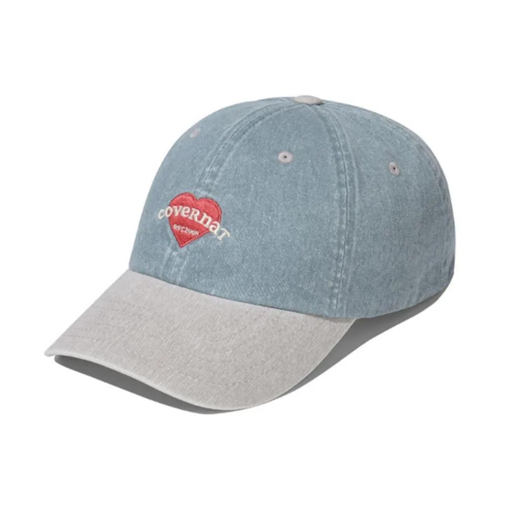 Women s Clover Heart Cooper Logo Denim Ball Cap B1 CO2506CA57 BL NA 1.CO2506CA57 BL