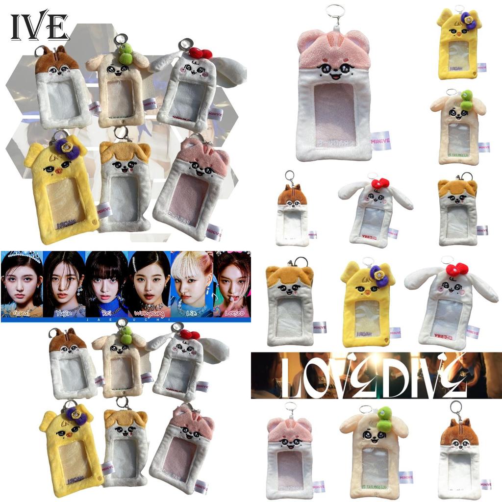 Ive Minive Pop-up Store Pluszowy Uchwyt na Karty Etui Ochronne