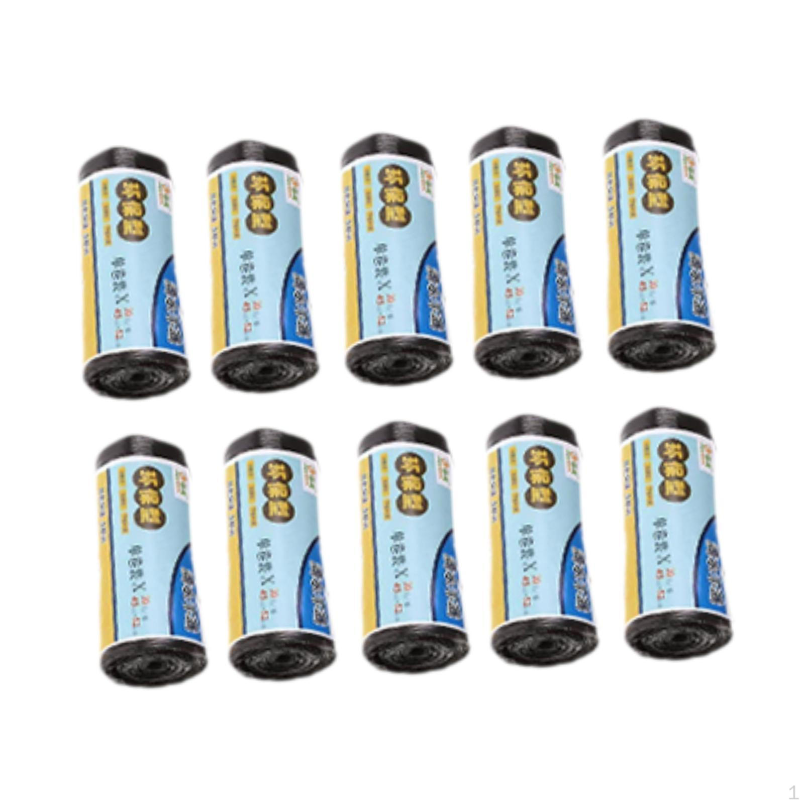 

Trash Bags 10 Rolls /300 Count Kitchen for Office Bedroom Blue чорний