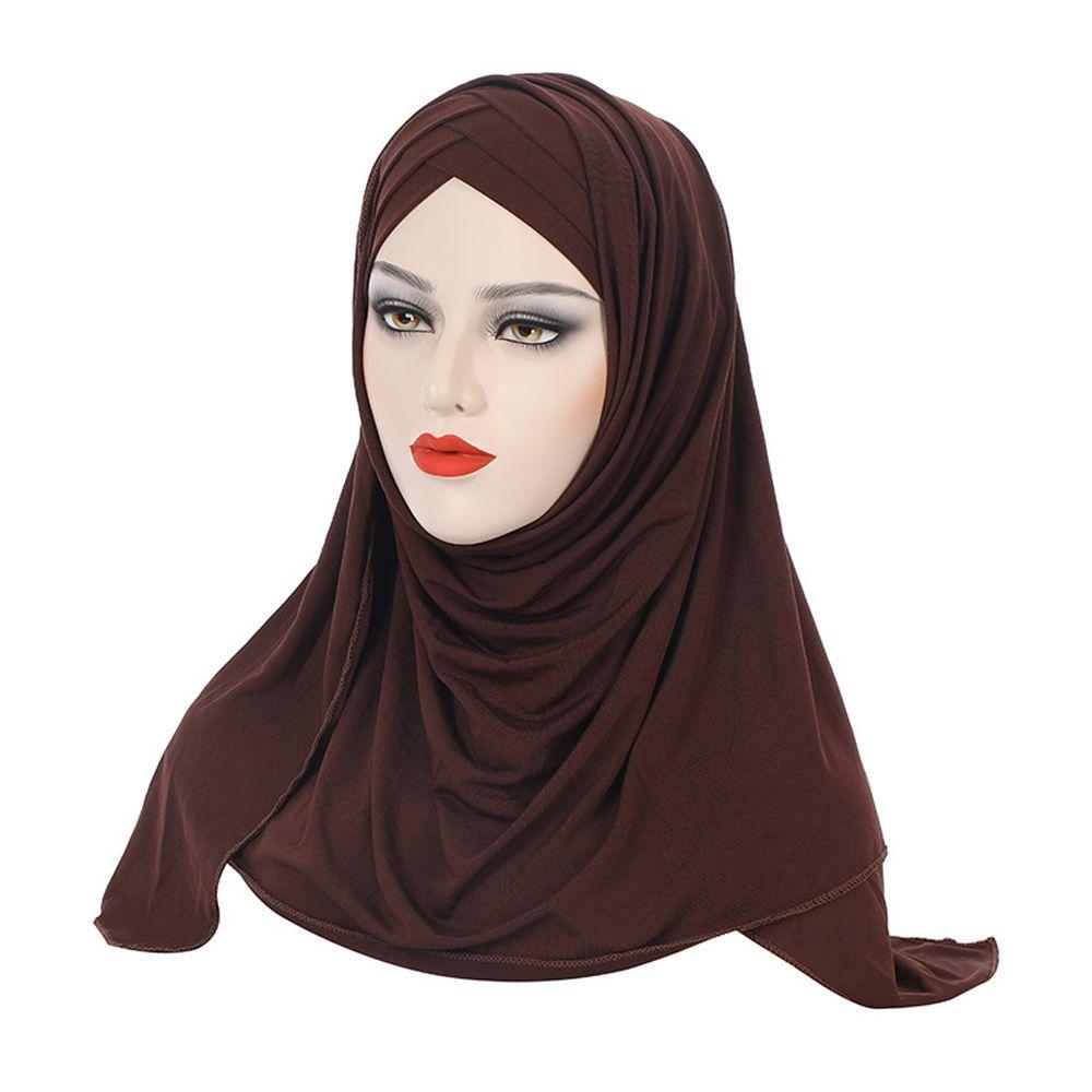 Buy Head Wrap Shawl Full Neck Cover Headwear Turban Hat Muslim