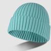 Thickened hat couple autumn and winter tide solid color knitted hat men's wool hat women's winter warm ear protection cold hat tide