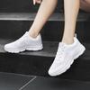 Fashion Women Casual Shoes Fashion Breathable Walking Mesh FlatShoesSneakers White Female Footwear