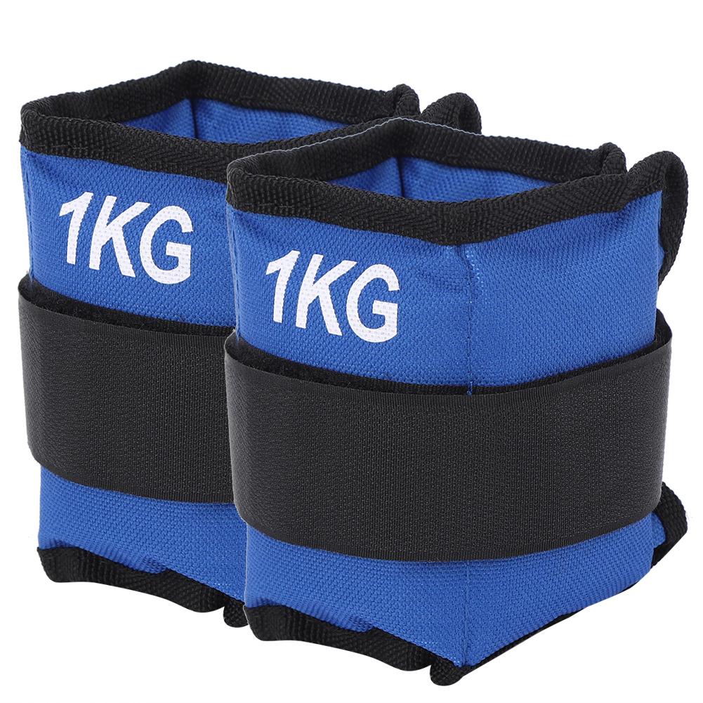 2Pcs Leg Ankle Wrist Sand Bag Weights Strap Strength Training Equipment for Gym Fitness Yoga Running