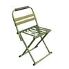 Compact Outdoor Folding Chair with Backrest - Portable for Fishing, Travel, and Street Stalls
