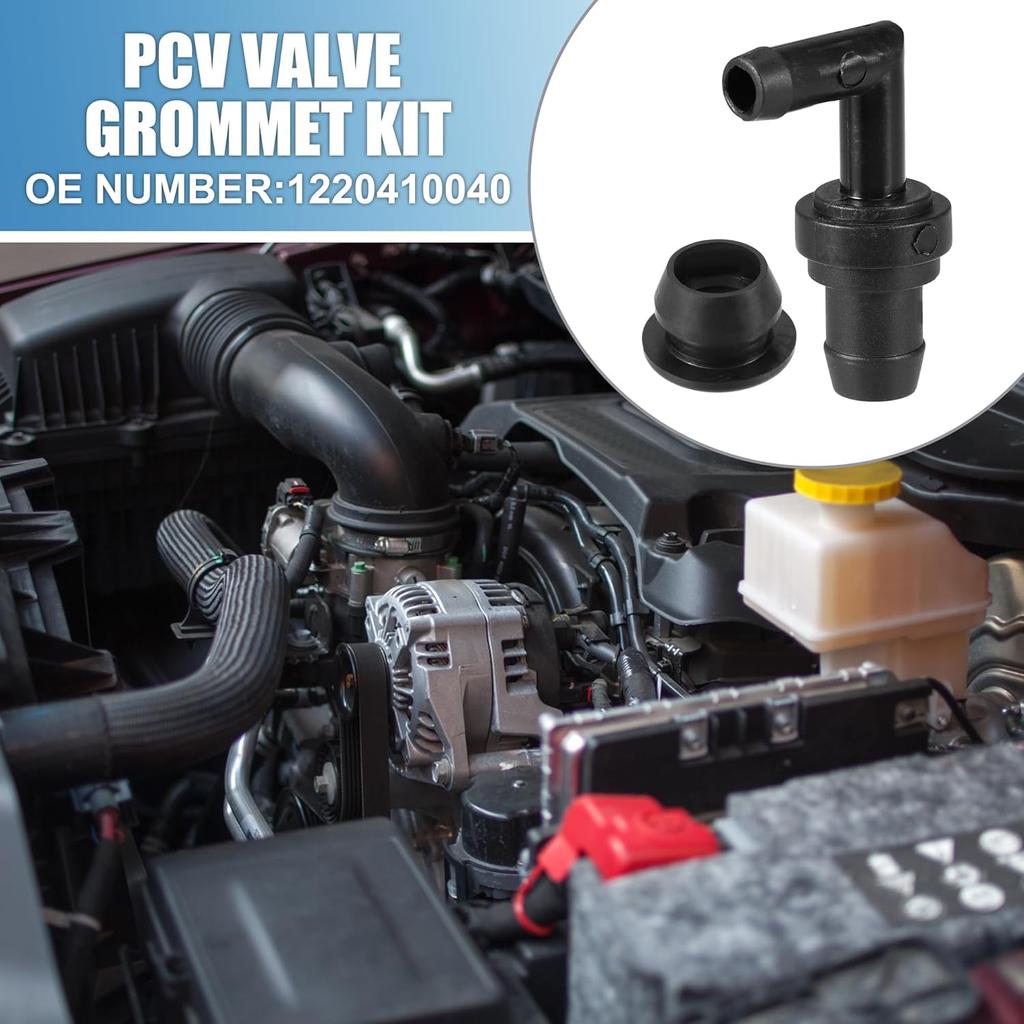 PCV-Ventil-Dichtring-Satz Abgas-Positivkurbelgehäuseentlüftungs-Fittings Nr. 1220410040 für Toyota Camry Sienna 1988-2002