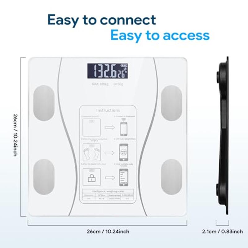Weight scale, intelligent body fat scale, household electronic scale, human weighing, charging model, high precision