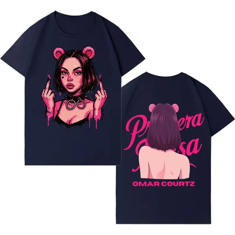 Rapper Omar Courtz Unisexga Trendy Hot Sale Tshirts Unisex Women Aesthetic T Shirt Cotton High Quality Oversized Short Sleeve Tshirt