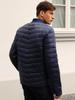 MEN' DOWN QUILTED JACKET WITH ZIPPER