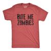 Zombie T-Shirt, Bite Me Zombies, Horror Tee