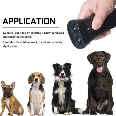 Led Pil Ultrasonik Pet Köpek Kovucu Anti Havlama Durdurma Bark Cihazı Eğitmen