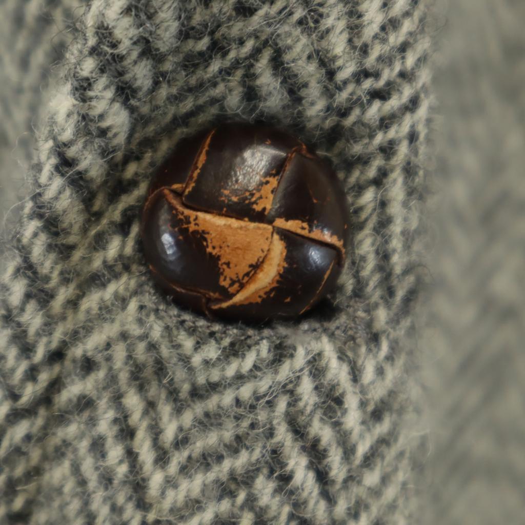 WICKHAM 70s 80s Vintage Herringbone Pattern Harris Tweed Fabric Tailored Jacket Men's Used