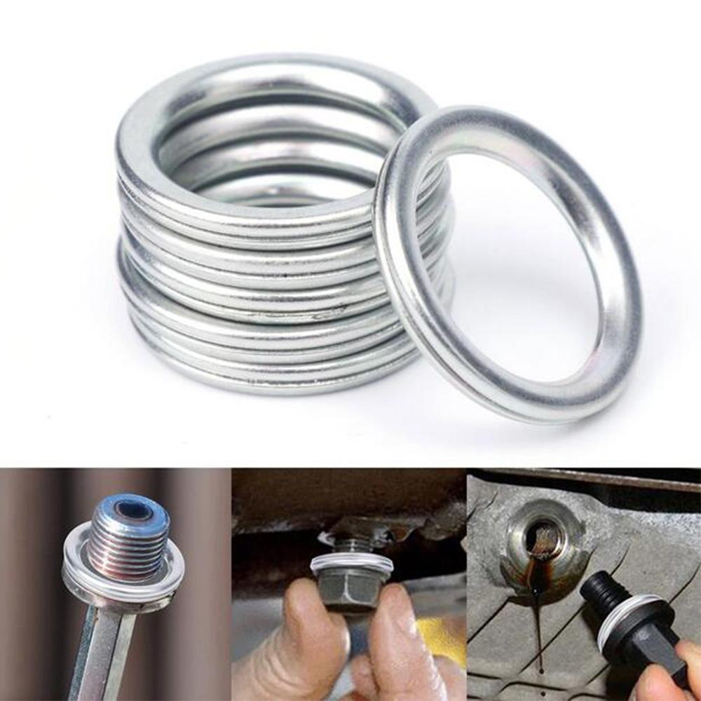 10pcs MD050317 Oil Drain Plug Crush Washer Gaskets For Mitsubishi