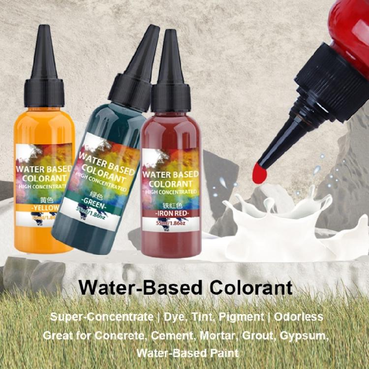 55ml Long Time Use Liquid Color Dye for Handmade Craft Easy Blend Pigment for Cement Art and School Projects