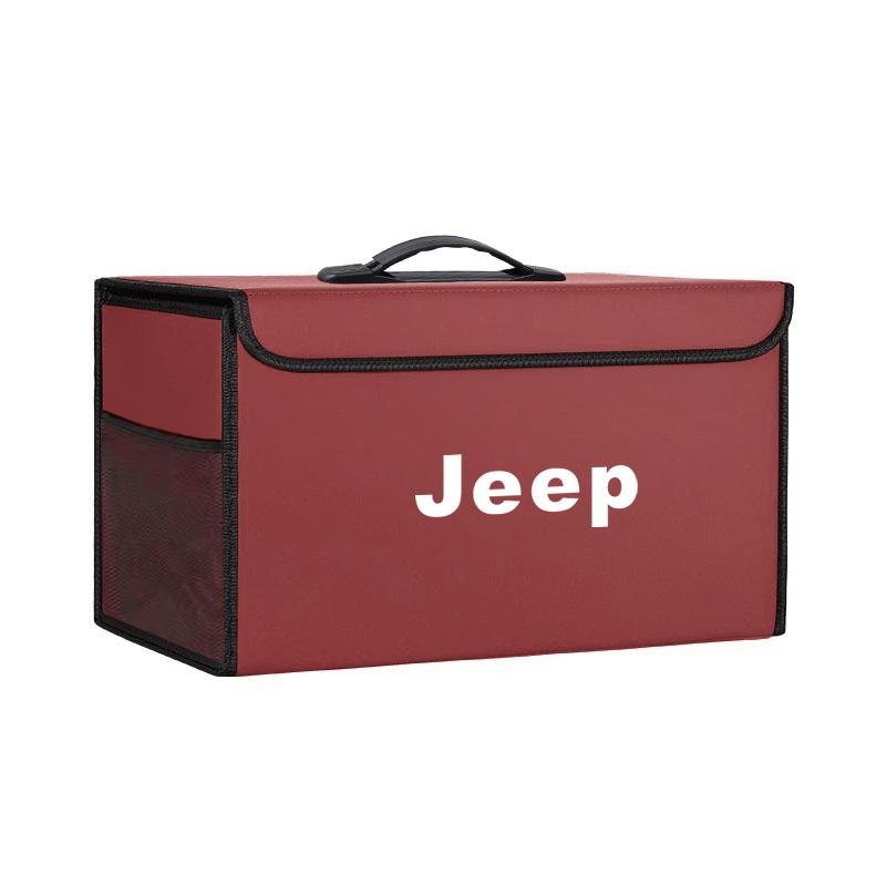 Car Trunk Storage Box Foldable Large Capacity Organizer For Jeep Grand Cherokee Wrangler JK Gladiator Compass Avenger Recon Patr