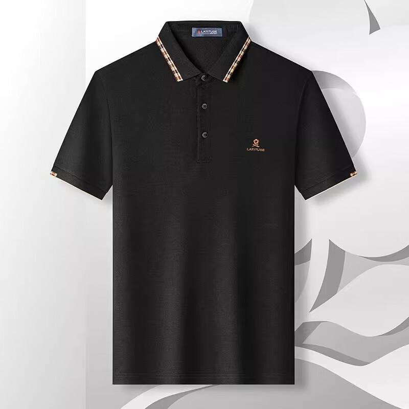 MONTAGUT Men s Short-Sleeve Mulberry Silk Polo Shirt 54