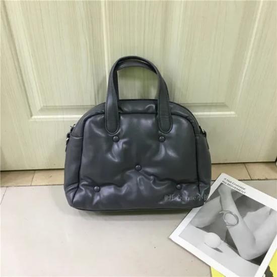 

Модная просторная мягкая дизайнерская сумка большой вместимости для пухового хлопка из плутониевой кожи через плечо