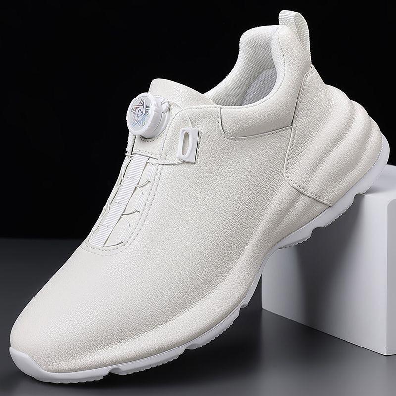 2026 Nieuwe Lente Golfschoenen voor Mannen Designer Sportschoenen Heren Snel Vetersluiting Golf Trainingsschoenen Man Comfortabele Sportschoen 43 wit