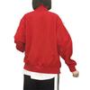 Adidas Originals Sport Lifestyle Serie Bequeme Weiche Atmungsaktive Stehkragen Gestreifte Vintage Langarmjacke Herrenjacken Rot JL8393