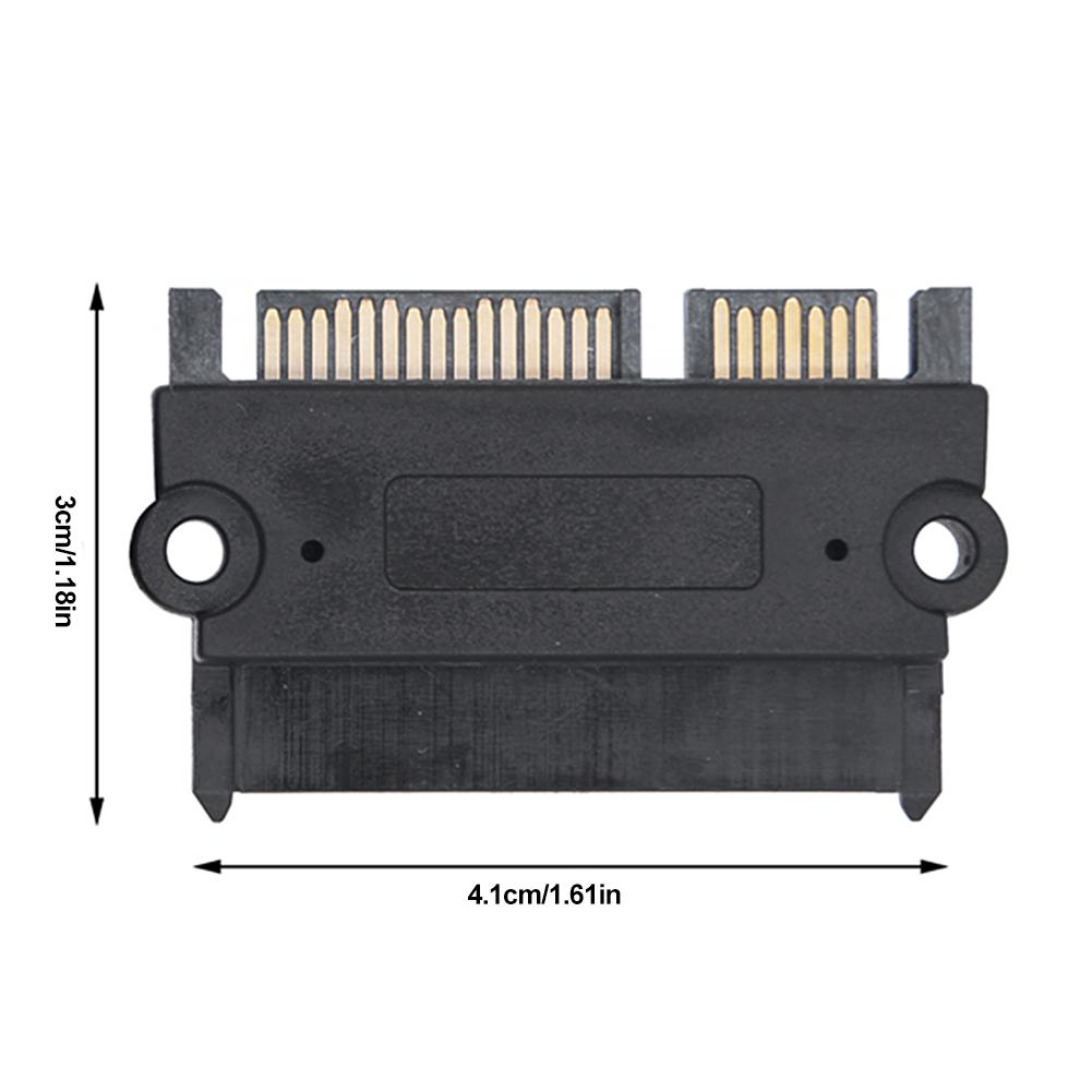 SATA Male To Female Power Data Converter 22Pin 7+15 Male To Female Converter Head Power Data Adapter SATA To SATA Adapter