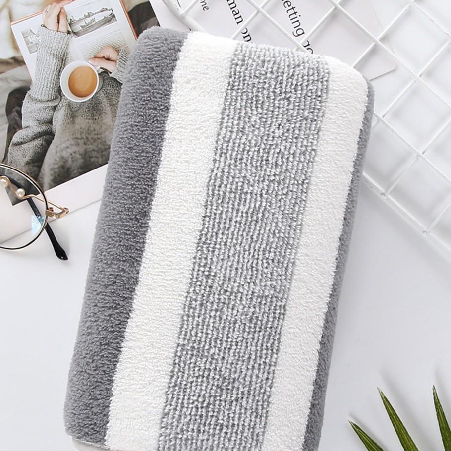 Thickened Quick-Dry Coral Fleece Towel: Absorbent, Soft Bath & Face Towel