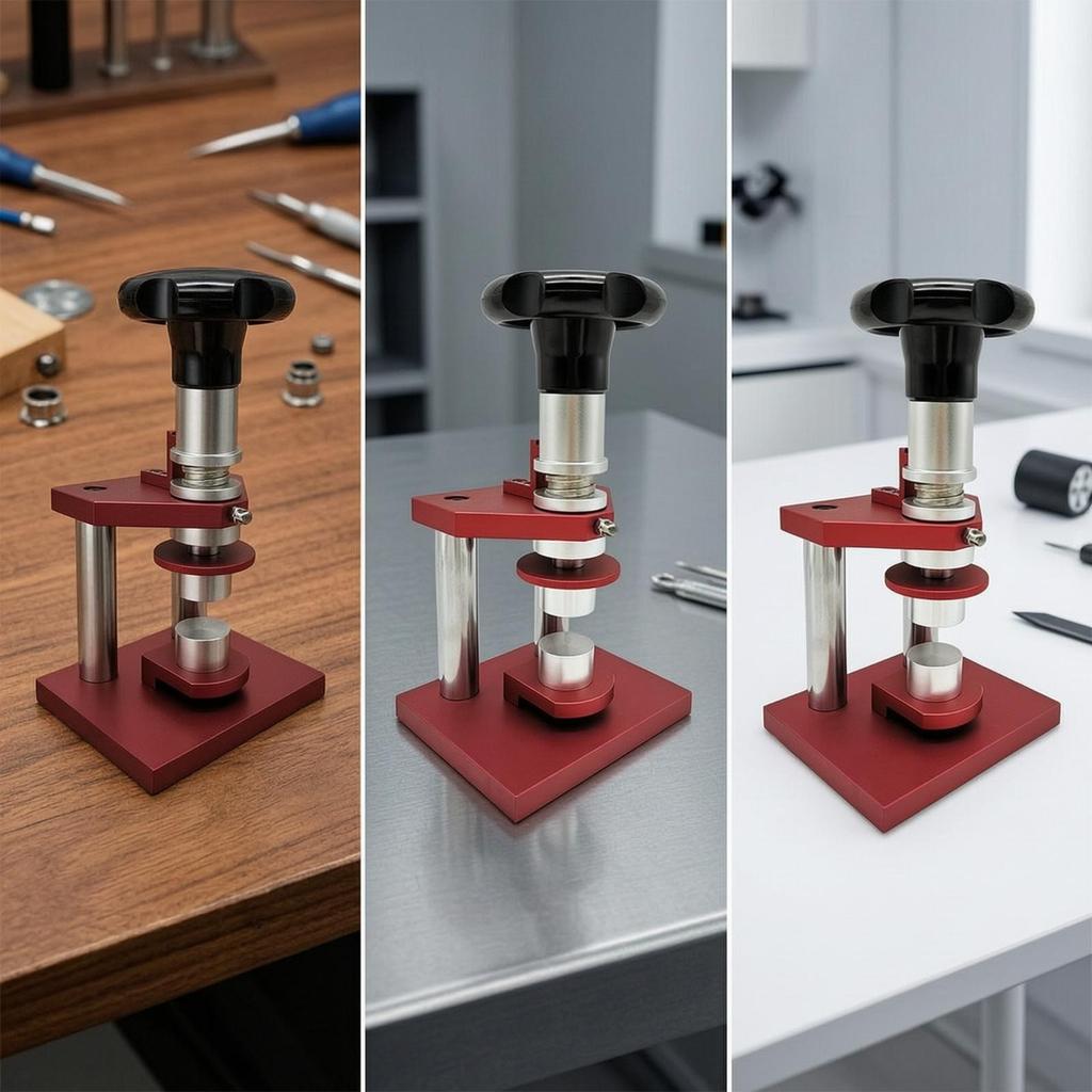 Watch Timepiece Back Pressing Tool Bench-Top for Workshops, Watchmakers