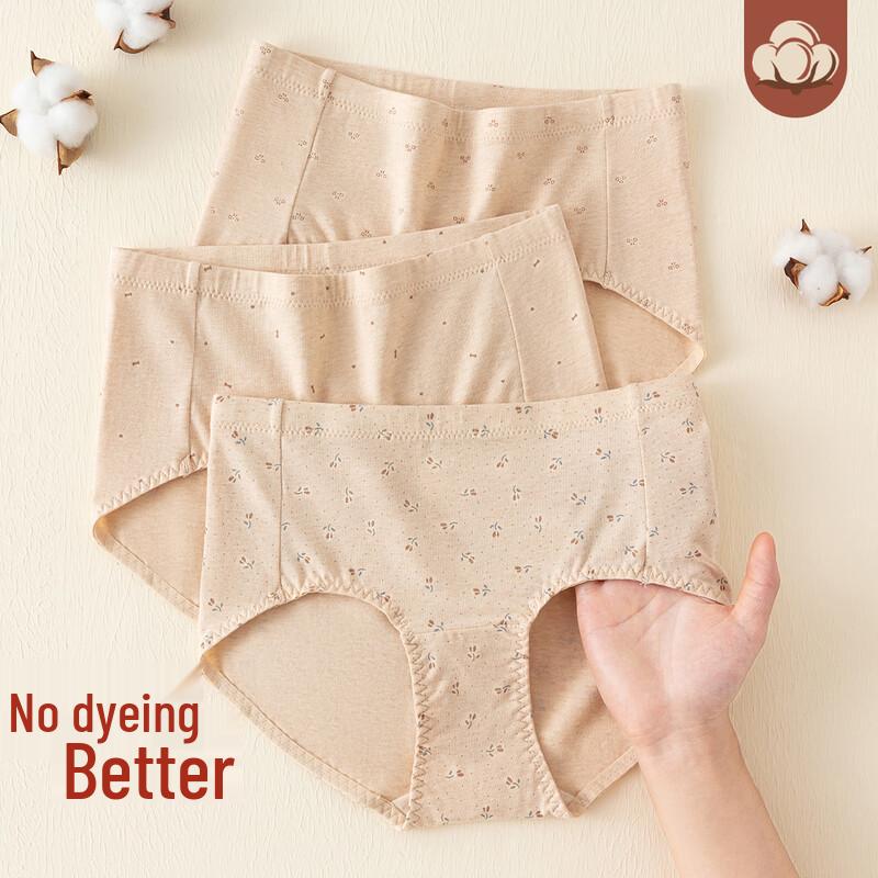 Ding Guagua Women's Cotton Printed Briefs (3-Pack)