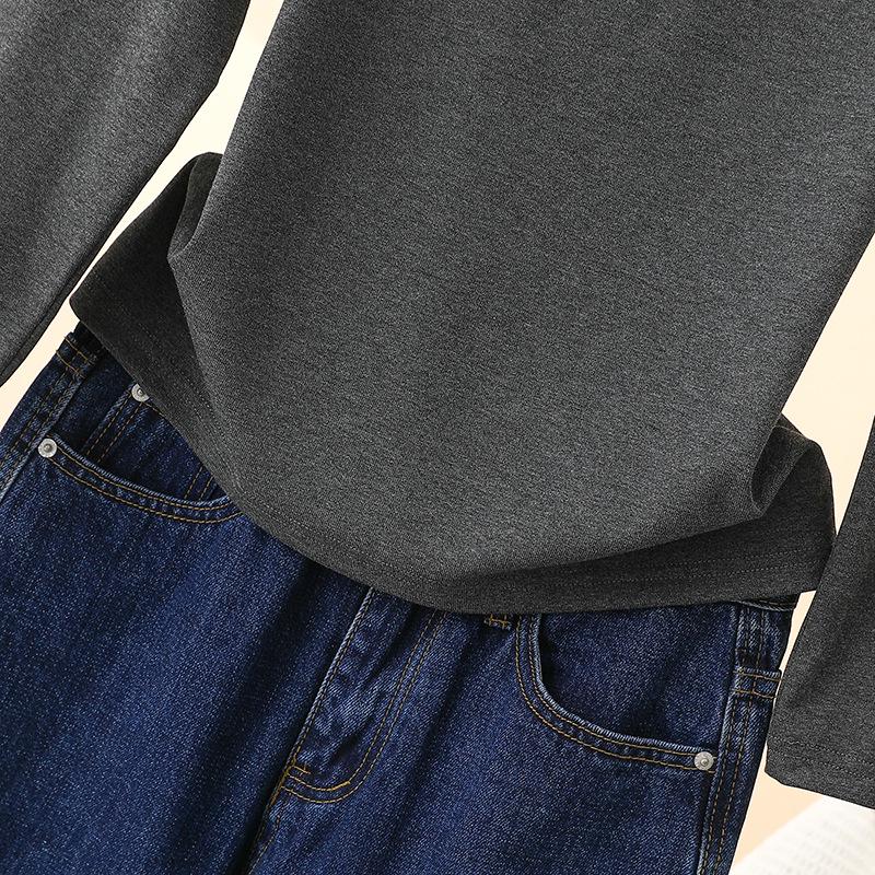 Women's Slimming Long Sleeve High Neck Base Layer 2025 - Fashionable Autumn/Winter Top