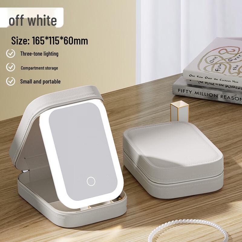 Oeny Tri-Color LED Portable Makeup Mirror