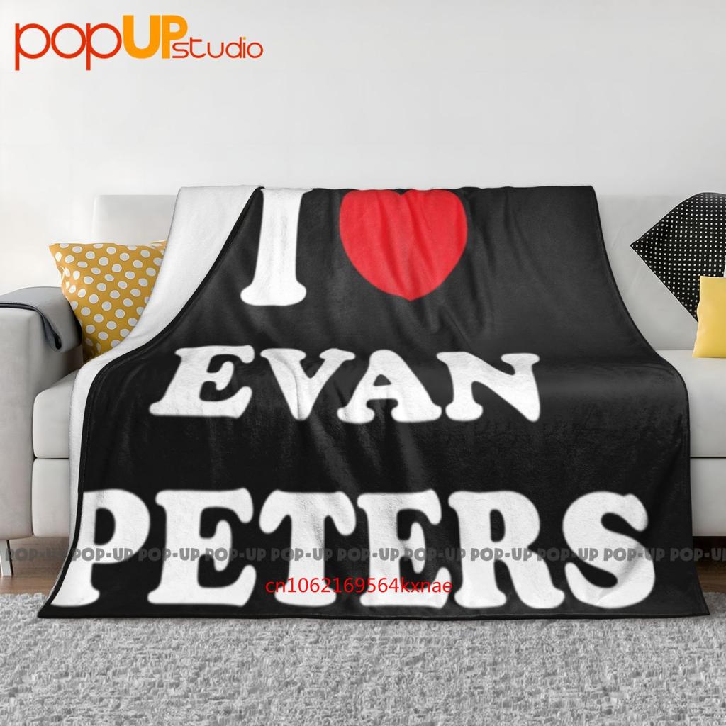 I Love Evan Peters Ultra-Soft Blanket Quilt Winter Sofa Cover Bed Covers