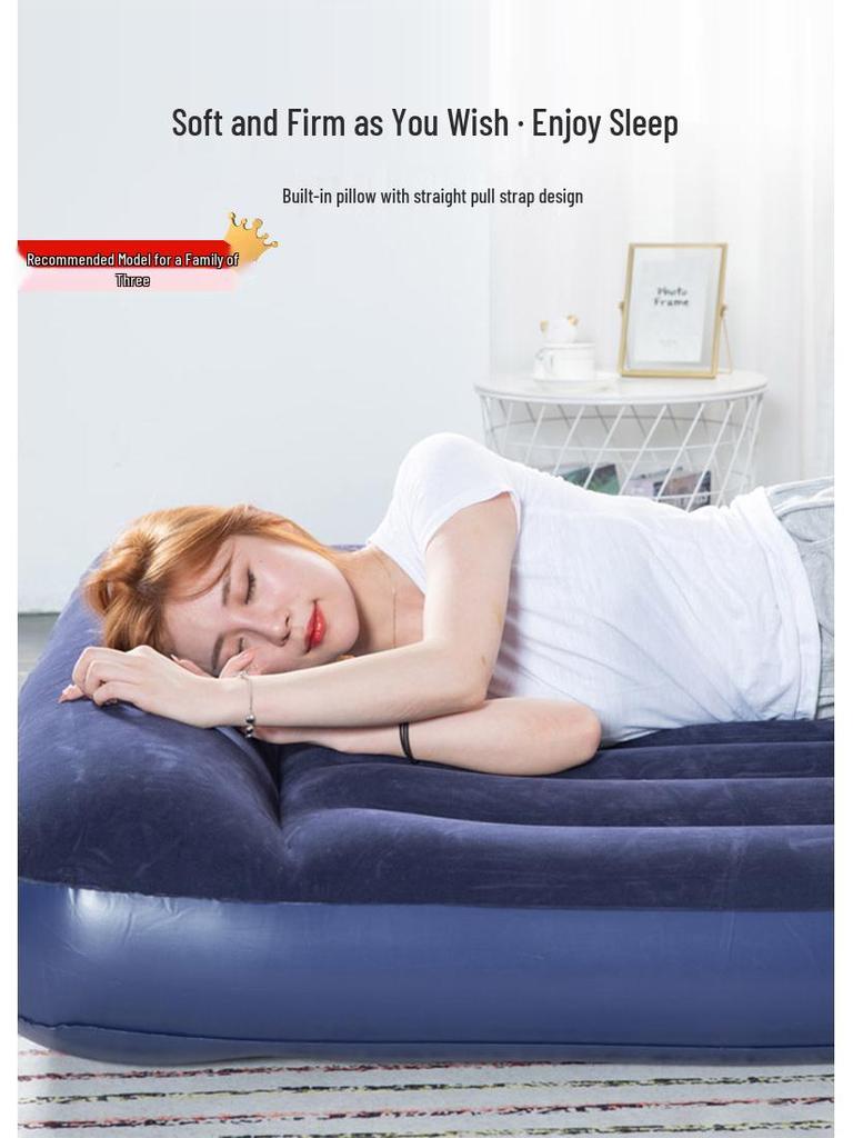 Double-Thick Air Cushion Bed - Portable, Inflatable Bed Sheet for Home & Outdoor Use