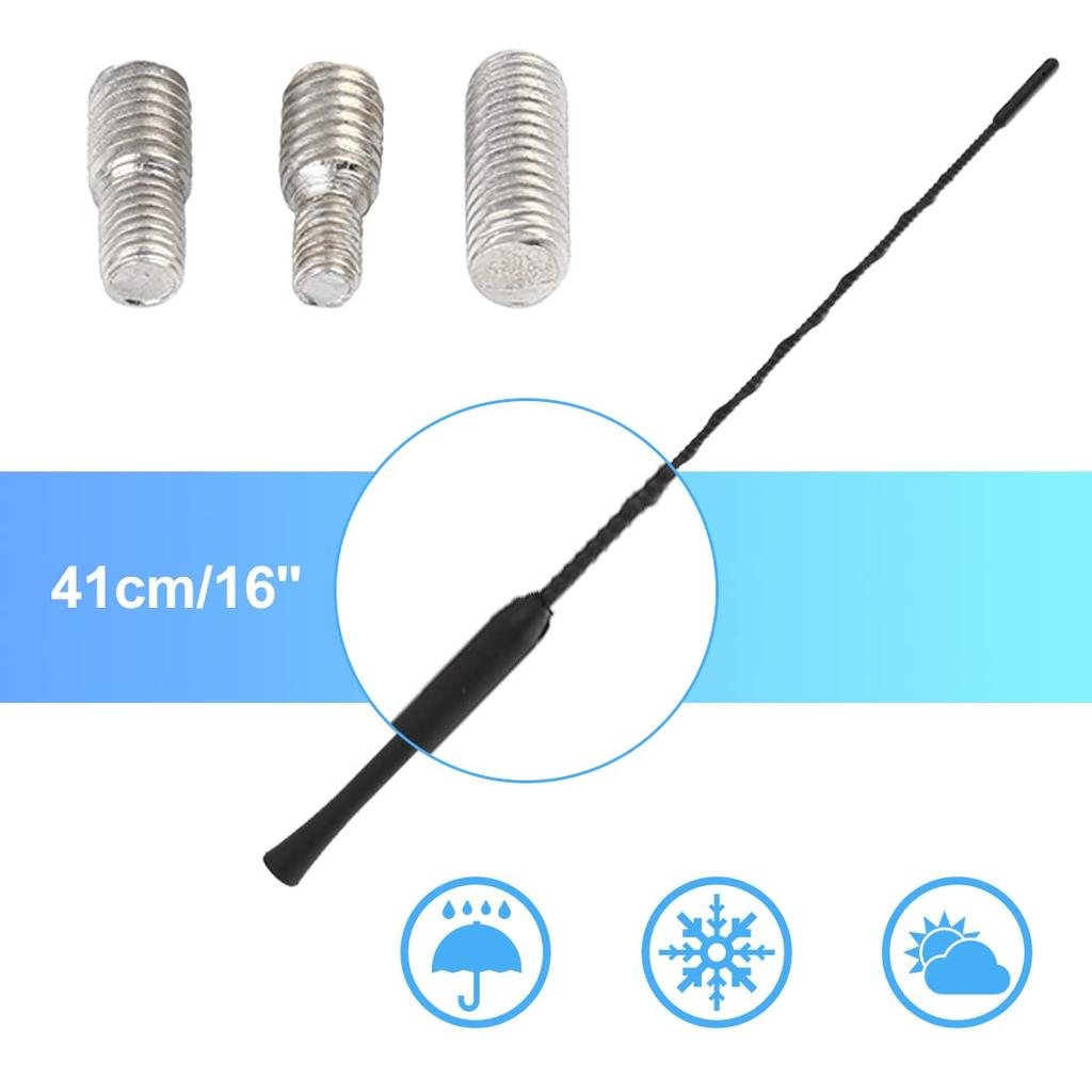 uxcell Car Signal Antenna, Radio Antenna, AM FM Antenna, Aerial Flexible Antenna, Aerial Stereo