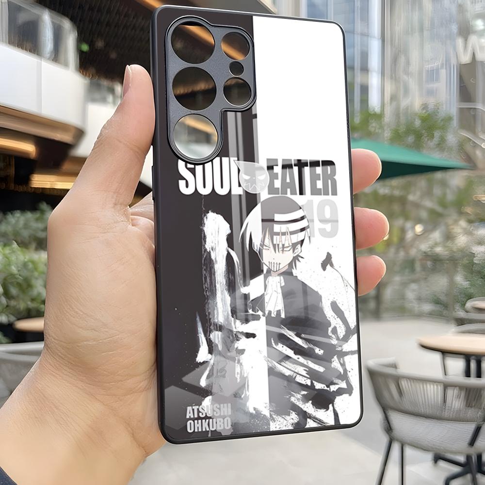 S-Soul Eater Phone Case For S25 Ultra Samsung S26 S24 Fe S22 S20 S23 21 Plus A54 A34 A53 A16 Glass Cover
