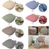 Zuhause Sommer Atmungsaktives Leinen Kissen Schwamm Silikon Esszimmerstuhl Haushalt Sofa Kissen
