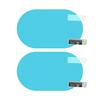 2PC Car Rearview Mirror Protective Film Antimist  Anti Glare Waterproof Rainproof Rearview Window