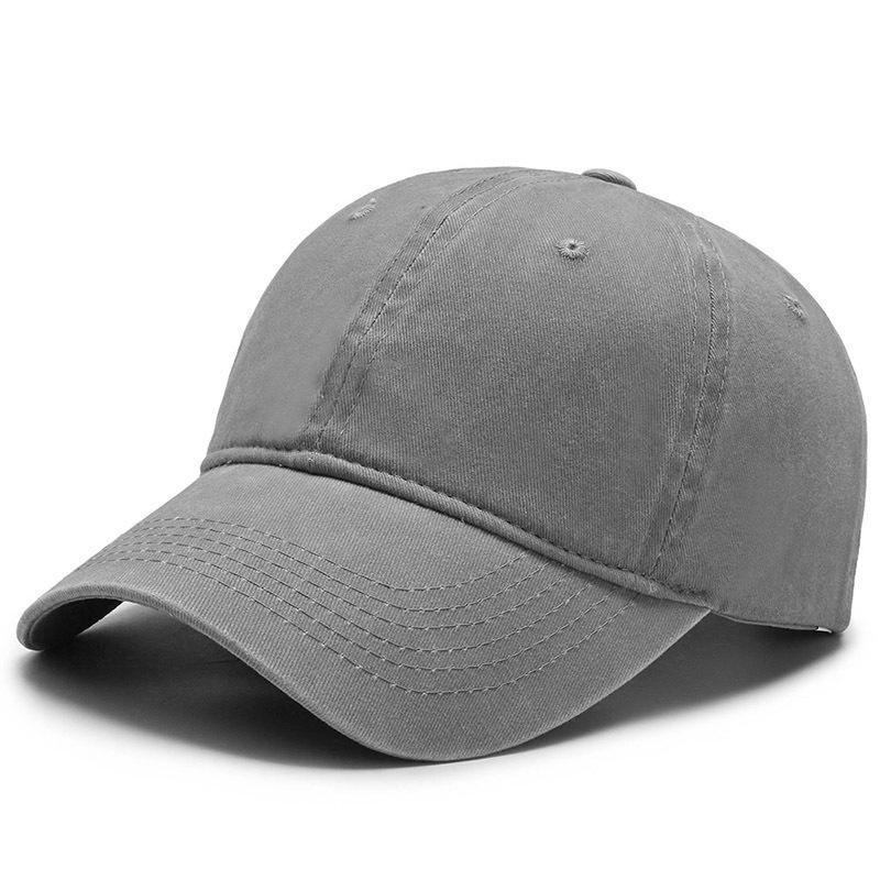 American Hat Washed Hat Men'S Casual Baseball Cap Outdoor Embroidery Big M Trendy Versatile Sunscreen Hat