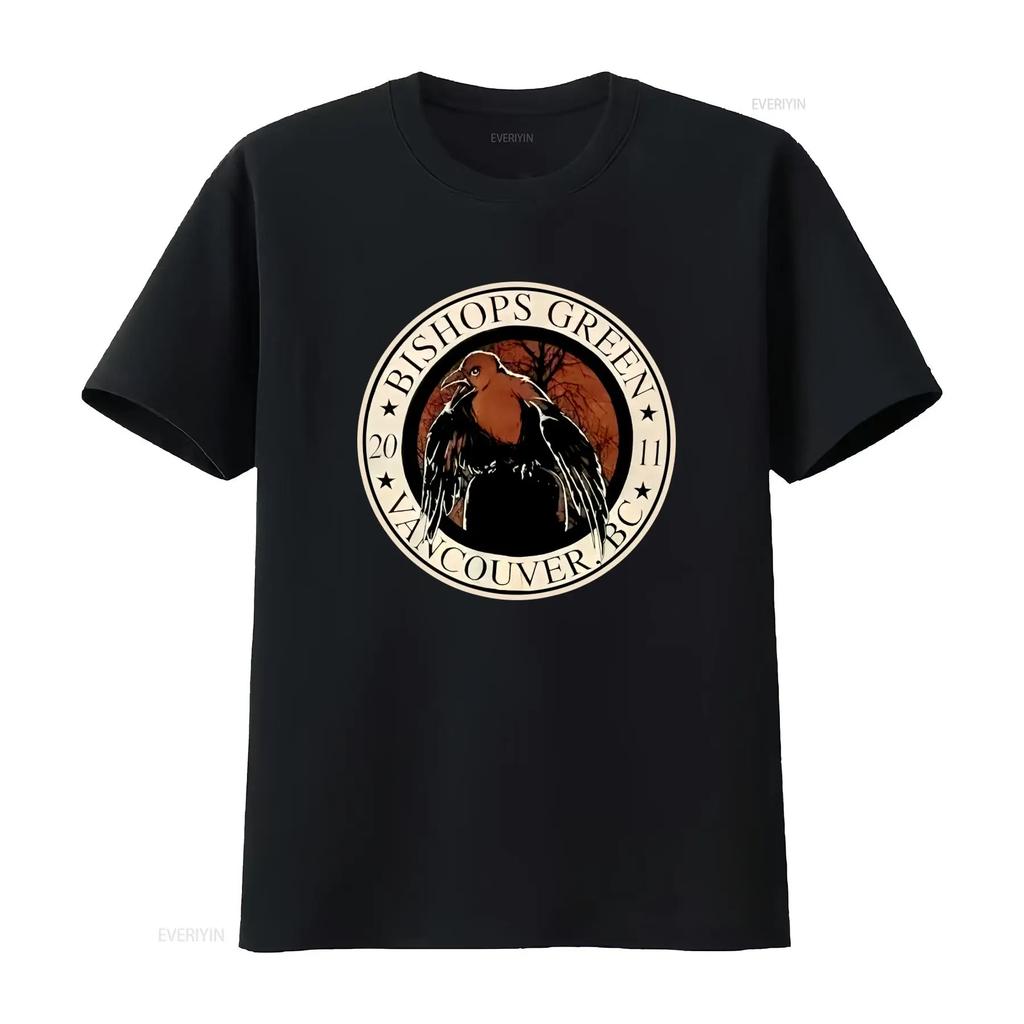 Bishops Green T Shirt Cock Sparrer Booze Glory LionS Law Cockney Rejects Vancouver BC 2011 Unique Crow Design Sizes vintage