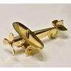 Messing Düsenflugzeug Tischplatte Dekorative Zierfigur für Wohnkultur & Ausstellungsstück Büro Tischplatte Miniaturstatue