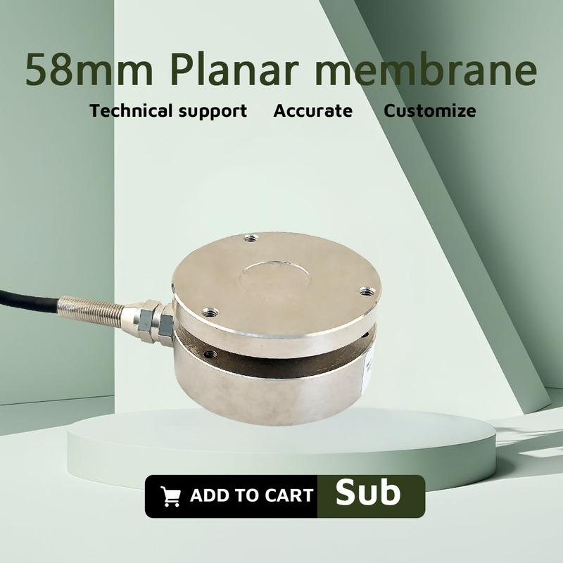 BENGBUZZQY Precision 58mm Load Cell + Digital Indicator, 50KG 5t Sensor Alloy Steel & Stainless Steel, Force Measurement Tool 50KG Display