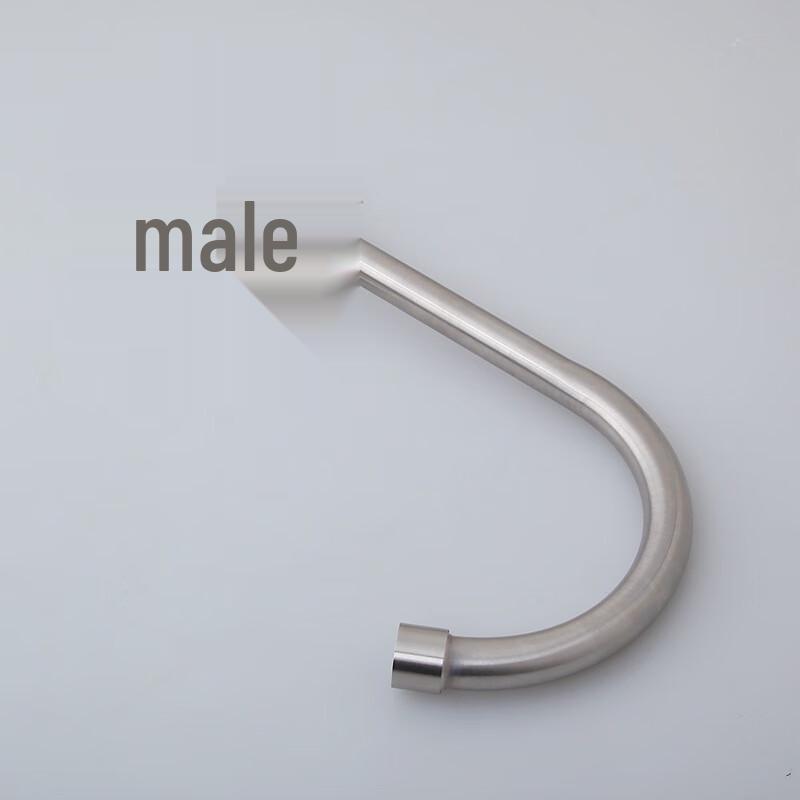 HUANGCHAO Brushed Stainless Steel Kitchen Faucet