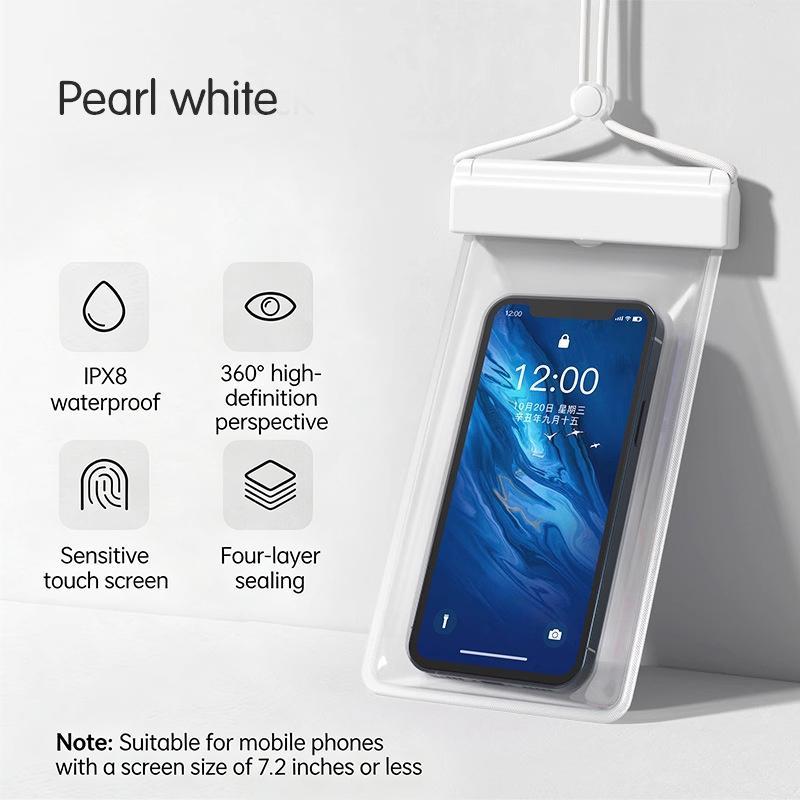 Universelle Transparente Wasserdichte Touchscreen-Handytasche Für Outdoor-Tauchen Und Schwimmen Crossbody-Handyhülle
