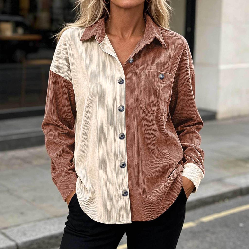 Women's Fashion Long Sleeve Loose Fit Jacket