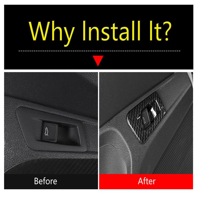 Window Lift Panel / Rear Tail Button / Center Control AC Air Panel Cover Trim Accessories For Volkswagen T-Roc T Roc 2018 - 2025