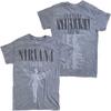 REIMPRIMARE Tricou Nirvana Live 1993 Tour Utero Uzat Vintage Spălat cu Acid Tricou Wa